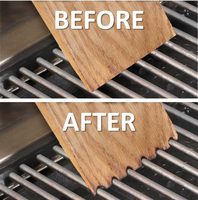 Outil de nettoyage pour barbecue personnalisé, grattoir en bois pour barbecue, brosse en bambou pour nettoyer le barbecue, pour cuisine extérieure