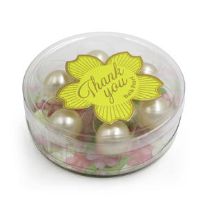 Boules de bain perlées à étiquette privée OEM, bombes de bain parfumées, hydratantes et apaisantes, emballées individuellement, cadeau d'anniversaire pour petite amie - Product Image 1