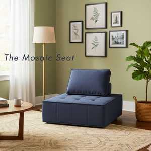 Sofá Modular de Compresión al Vacío Cloud Couch de 2 Plazas, Sofá Seccional de Tela Minimalista Europeo para Espacios Pequeños, Almacén, Villa - Product Image 2
