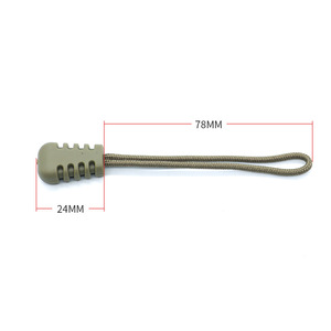 Dragonne de fermeture éclair pour gilet tactique 102 mm en plastique à dégagement rapide pour équipement extérieur - Product Image 3