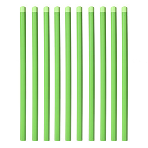 Lápiz de madera negro Boxinghong HB 2B hexagonal con cuerpo verde para uso escolar y de oficina - Product Image 5