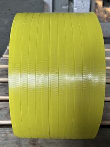 Rollo de Fleje de PP de 15 mm Directo de Fábrica, 0.8 mm de Grosor, Amarillo, con Relieve, Automático/Manual, para Embalaje de Cartones en Comercios Minoristas - Product Image 2