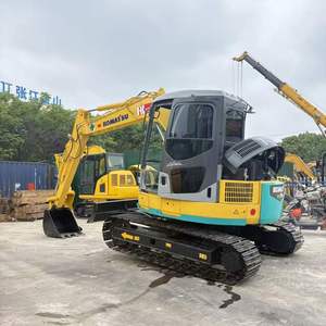 Mini-excavatrice Komatsu PC78 de 7 tonnes, hydraulique, sur chenilles, avec flèche pivotante gauche-droite, à vendre - Product Image 3