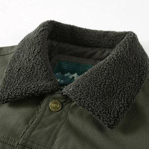 TONGYANG Mode Hommes Polaire Vestes D'<span class=keywords><strong>hiver</strong></span> Épaissir Chaud Parkas En Plein Air Casual Plusieurs Poches Lâche Manteaux Mâle <span class=keywords><strong>Grande</strong></span> <span class=keywords><strong>Taille</strong></span> 6XL - Product Image 5