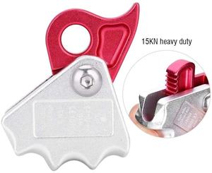 Descendeur d'arrêt d'escalade 15KN descendeur d'arrêt auto-freinant pour anneau de descendeur de sauvetage de corde équipement d'escalade sécurité escalade - Product Image 2