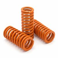 Personnalisé 70 #   Ressort de compression en acier au carbone, revêtement en poudre orange, équipement de sécurité industriel