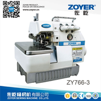 Machine à coudre surjeteuse industrielle Zoyer ZY766-3 à 3 fils, super haute vitesse