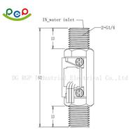 Medidor de Caudal de Efecto Hall con Salida de Pulso, Sensor de Flujo de Turbina, Sensores de Flujo de Efecto Hall
