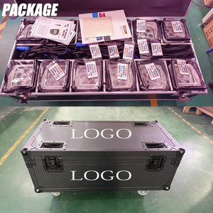 Fari <span class=keywords><strong>LED</strong></span> a Batteria Marslite Wireless 6x18W RGB Smartbat, <span class=keywords><strong>Luci</strong></span> a Batteria per Matrimoni, DJ e Discoteche - Product Image 6