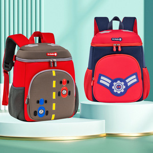 Sesame Baby Kindergarten Backpack 14 In Waterproof For 3-6 Years Unisex School Education Cartoon Design Color Blocking - Product Image 2