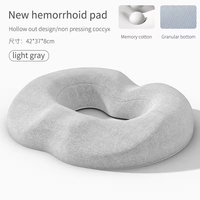 Coussin d'assise anti-hémorroïdes super confortable en forme d'anneau, aide à soulager les douleurs post-partum et post-chirurgie de la prostate