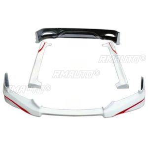 Kit carrosserie et accessoires pour Honda City 2015-2017 : Lame de pare-chocs avant, jupes latérales, spoiler, séparateur de pare-chocs arrière, diffuseur, spoiler - Product Image 6
