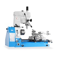 HQ300 Tout-en-un Machines pour le travail des métaux à domicile Perceuse horizontale multifonctionnelle Fraiseuse Tour Perceuse Manuel