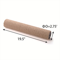 Poteau à gratter pour chat en sisal et jute, écologique, naturel, colonne d'escalade de remplacement pour chats, jeu interactif moderne