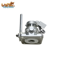Vanne à boisseau sphérique d'entrée d'air BSP SS316 de 1,5 po, accessoire pour conteneur, coupe-circuit rapide ignifuge