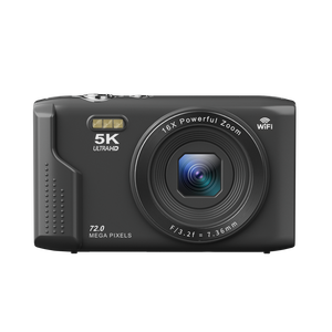 Appareil photo numérique 72MP, vidéo HD 5K, appareil photo de poche, zoom 16X, filtre beauté, lumière de remplissage LED, ultra-léger, écran LCD 2,8 pouces - Product Image 2