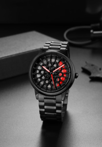 Originale 3D ufficiale giroscopio orologio all'ingrosso di alta qualità orologi a rotelle al quarzo impermeabile da polso auto orologio <span class=keywords><strong>Aston</strong></span> Marting - Product Image 3