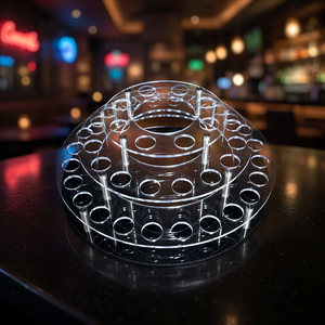 Bandeja de servicio VIP con iluminación LED de lujo para bar, discoteca, club nocturno, lounge, con LOGO personalizado. - Product Image 1
