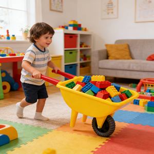 <span class=keywords><strong>Brouette</strong></span> <span class=keywords><strong>Premium</strong></span> Sûre pour Enfants, Idéale pour la Thérapie Sensorielle et les Activités Récréatives sur les Aires de Jeux Scolaires - Product Image 1