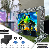 Pantalla LED para Cabina de DJ P2.604, Gabinete Ligero de Alquiler para Sistema de Video Wall en Escenarios de Clubes