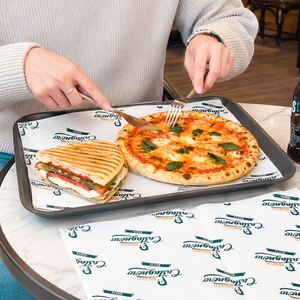 Custom Logo Food Grade <b>Wax</b> Coated Recyclable Baking Wrapping <b>Paper</b> Moisture Grease Resistant <b>Paper</b> Packaging for Bakery - Product Image 5