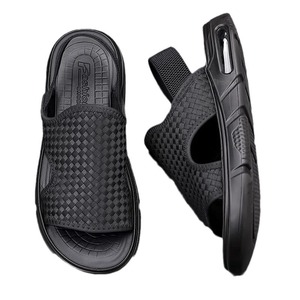 Sandales d'été en maille pour hommes, à bout ouvert, respirantes, décontractées, avec semelle en EVA, pour la plage et l'extérieur - Product Image 5