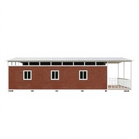 Maison Conteneur en Acier Léger Extensible Moderne de 40 Pieds avec 3 Chambres, Cuisine, Panneaux Sandwich Préfabriqués de Luxe, Installation Rapide