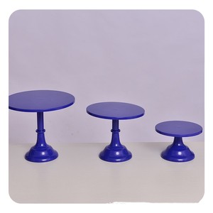 Juego de 3 Soportes Dorados para Pasteles de Boda, Artículos Festivos y para Fiestas, Soporte de Exhibición para Postres con Colores Combinados - Product Image 3