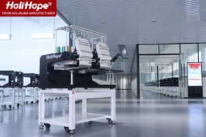 Máquina de Bordar Computarizada de <span class=keywords><strong>2</strong></span> Cabezales Holiauma Holihope, Garantía del Fabricante de 10 Años, Tipo <span class=keywords><strong>Tajima</strong></span>, para Bordar Gorras y Camisetas - Product Image 2