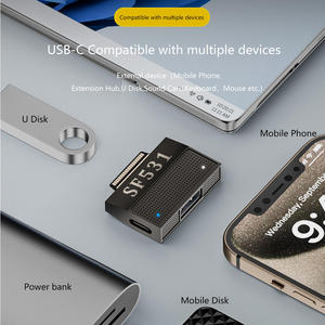 Adaptador Hub 2 en 1 USB Tipo C a USB A para Transferencia de Datos y Carga Rápida PD para Surface Pro, Adaptador USB-C para Surface Book - Product Image 4
