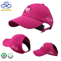 Fábrica de Gorras OEM ODM, Gorras de Béisbol Transpirables, Deportivas, con Logotipo Bordado Personalizado, para Uso Diario Informal, con Orificio para Cola de Caballo, para Mujer