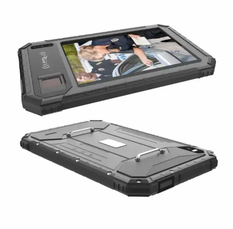 OEM/ODM B81 8 Zoll biometrischer Finger abdrucks canner Tablet PC 10000mAh USB Typ C MTK Wasserdicht Robust 128GB 8 GB