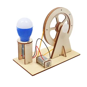 Children Gift Toys DIY Mini Hand Generator Model Science Experiment Kit Educational for Kids