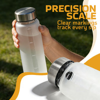 Mug à boisson à large ouverture, finition mate, 350 ml, 500 ml, impression personnalisée de la marque, sans BPA, en verre Tritan, récipient mixte pour les entraînements en plein air