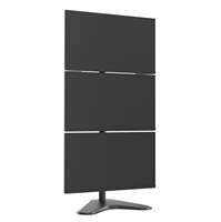 Écran d'ordinateur à trois PC bras de moniteur articulé support de moniteur réglable en hauteur triple support de bureau