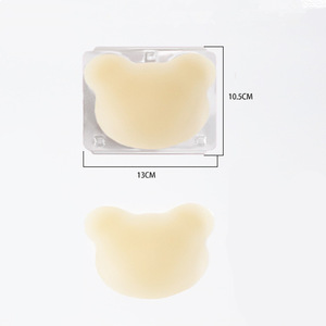 Couvre-mamelons en Silicone respirant pour femmes anti-dérapant pétales de poitrine de mariée Lift-Up No-Show Pasties adhésifs pour robes de mariée - Product Image 6