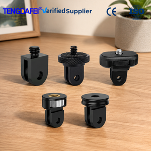 Adaptador de Montaje Universal TENGDAFEI 1/4 Mini para Trípode, Compatible con <span class=keywords><strong>Insta360</strong></span> <span class=keywords><strong>One</strong></span> <span class=keywords><strong>X2</strong></span> y Pocket 3, Accesorio de Cámara de Aleación de Aluminio - Product Image 1