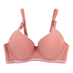 Customization Woman Large Smooth Molded Bra Adjusted Strap T-shirt Bra <strong>Sxey</strong> Plus Size OEM Service Solid Plain Dyed Girl Lady - Product Image 1