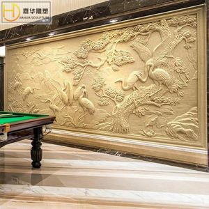 Jiahua <b>Stone</b> Relief Chinese Style <b>Landscape</b> Wall Art Indoor Courtyard Decoration - Product Image 5
