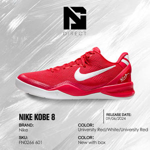 Kobe 8 Gs 'University Red' Chaussures <span class=keywords><strong>de</strong></span> sport décontractées légères et confortables pour la <span class=keywords><strong>course</strong></span> à pied, le basketball et la marche pour hommes - Product Image 6