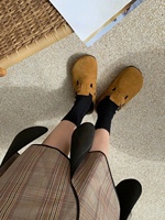 L.M.G.G 2026 Nouvelles chaussures Birkenan en cuir véritable pour femmes et hommes, à bout fermé, semelle épaisse en liège, caoutchouc, mousse EVA, soutien de la voûte plantaire