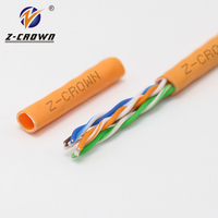 Câble réseau en cuivre Cat6 torsadé Lszh 300mm UTP Angulo 90