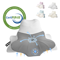 Vente chaude Oreiller de lit en mousse à mémoire de forme cervicale orthopédique multifonctionnel personnalisé pour dormir
