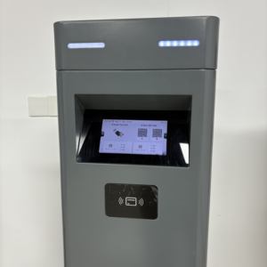 OCPP 2.0.1 Montage au sol double 22kW Type 2 Chargeur EV commercial Station de <span class=keywords><strong>recharge</strong></span> de voiture électrique avec paiement par terminal de point de vente - Product Image 6