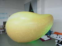 Modèle de mangue gonflable géant fruit gonflable pour la publicité extérieure