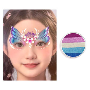 Suministros para pintura corporal, pintura facial para pasteles |   A base de agua, no tóxico |   Diseños de mariposas y hadas de un solo trazo. - Product Image 4