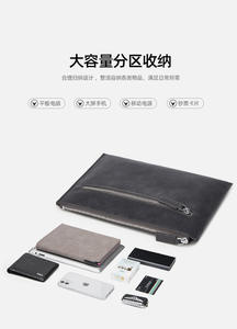 <b>Men</b> PU Leather Clutch Handbag Waterproof Business Phone Bag Underarm <b>Pouch</b> <b>Mens</b> <b>Coin</b> Wallet Without Logo - Product Image 5