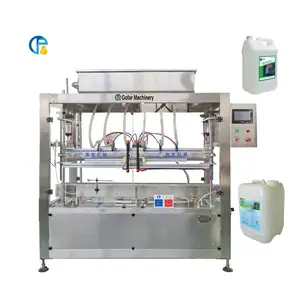 Fábrica completa automática alta pasta viscosidade adblue diesel escape fluido rastreamento óleo enchimento engarrafamento máquina linha
