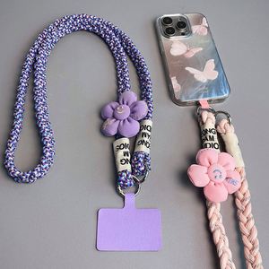 Cordón de Moda para Teléfono Móvil, Se Puede Colgar en Diagonal, Cuerda Antipérdida para Teléfono Móvil, Cuerda Trenzada de Nailon Colorida, Cordón para Teléfono Móvil - Product Image 4