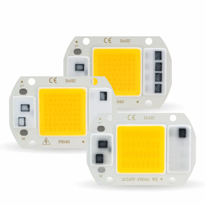 LED Chip 10W 20W 30W 50W COB Chip LED Lamp 110V ~ 240V No Need Driver for Flood Light Spotlight Lampada DIY Lighting